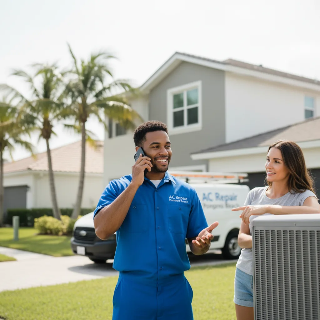 AC Repair Pompano Beach customer support in Santa Fe Springs